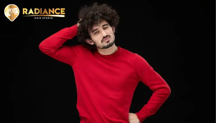 Natural-looking hair wig for men with hair loss