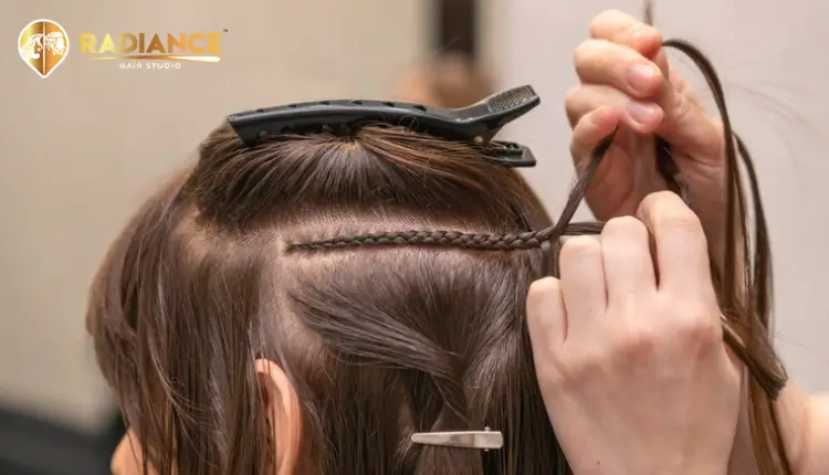Hair bonding solution for female hair thinning in Delhi