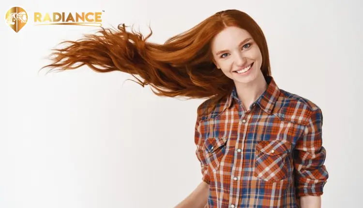 Modern hair wig look