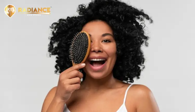 Natural-looking hair wig