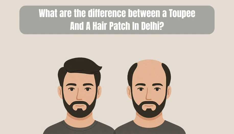 difference between a Toupee and Hair patch in Delhi