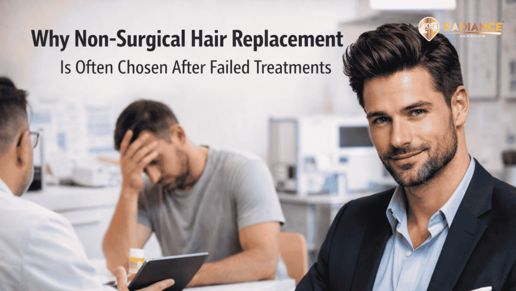Non-Surgical Hair Replacement Is Often Chosen After Failed Treatments