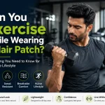 Exercise with hair patch