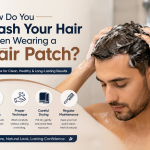 hair wash wearing patch